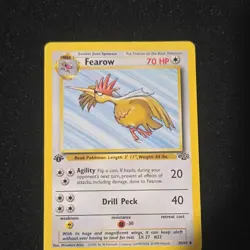 Pokemon Fearow 1st Edition Base Set Card 36/64 70 HP Agility Drill Peck - Image 1