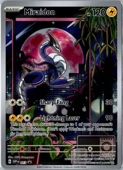 Pokemon Card - Miraidon Promo Holo 013 Scarlet & Violet Promo Near Mint - Image 1