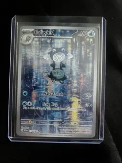 Pokemon TCG Poliwhirl Full Art 176/165 151 Card NM/M Condition - Image 1