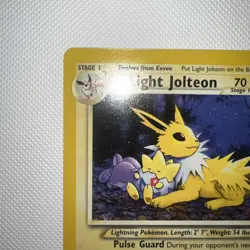 Pokemon TCG Light Jolteon Neo Destiny Card 48/105 Regular LP - Image 3