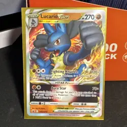 Lucario VSTAR SWSH214 SWSH: Sword & Shield Promo Cards Holo - Image 1