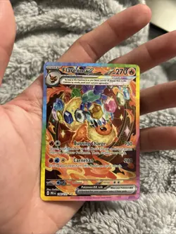 Pokemon TCG Flareon EX Prismatic Evolutions Card 146/131 Sir Illustration Rare - Image 1