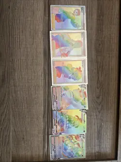 Pokemon TCG Rainbow Rare Full Art Card Collection - Image 1