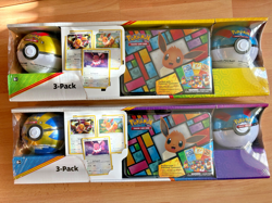 2 x NEW SEALED Pokemon Costco Eevee Collectors Chest + 2 Poke Balls + 3 Cards - Image 1