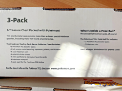 2 x NEW SEALED Pokemon Costco Eevee Collectors Chest + 2 Poke Balls + 3 Cards - Image 2