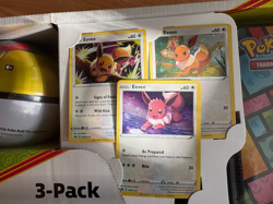 2 x NEW SEALED Pokemon Costco Eevee Collectors Chest + 2 Poke Balls + 3 Cards - Image 4