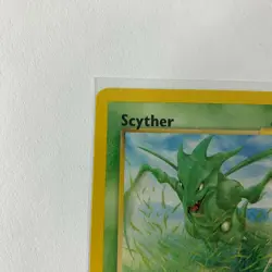 1st edition Scyther 46/76 Neo Discovery Uncommon Pokemon Card Good - Image 2