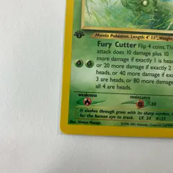 1st edition Scyther 46/76 Neo Discovery Uncommon Pokemon Card Good - Image 5