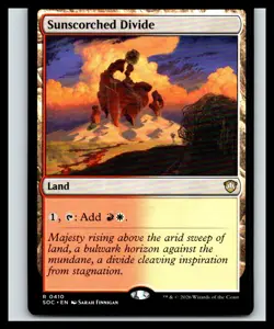 Sunscorched Divide | 410 NM/M | Commander: Secrets of Strixhaven | Magic MTG - Image 1