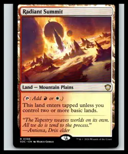 Radiant Summit | 396 NM/M | Commander: Secrets of Strixhaven | Magic MTG - Image 1