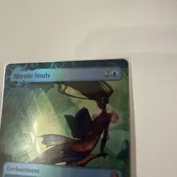 Rhystic Study Wilds of Eldraine: Enchanting Tales WOT Foil LP Ships Free - Image 3