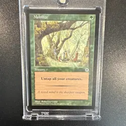 Wizards of the Coast MTG Mobilize Sorcery Green Rebecca Guay 1997 English - Image 2