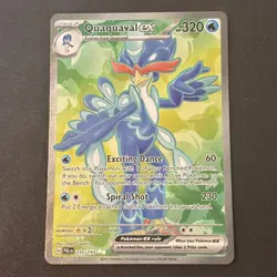 Quaquaval ex 235/193 Paldea Evolved Full Art Ultra Rare Holo Pokemon Card NM - Image 1