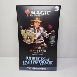 Blame Game Murders at Karlov Manor Commander Deck Sealed - Image 1