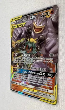 Pokemon TCG Marshadow Machamp-GX 82/214 Unbroken Bonds Holo NM - Image 3