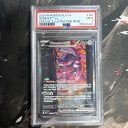 Pokemon Genesect ex Special Illustration Rare Holo #169/086 PSA 9 2025 English - Image 1