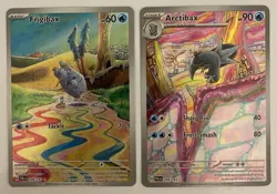 Pokemon Frigibax 208/193 & Arctibax 209/193 Paldea Evolved x2 card lot ENGLISH - Image 1