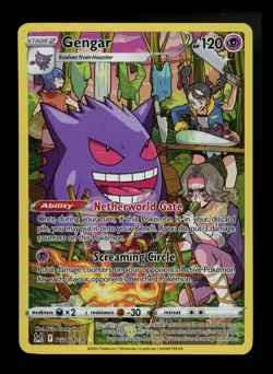 Gengar TG06/TG30 Lost Origin 2022 Holo Rare IR Full Art Pokemon Card TCG - Image 1