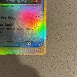 Pokemon TCG Vaporeon Sandstorm Reverse Holo Rare 25/100 LP poor condition - Image 2
