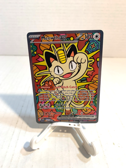 Pokemon TCG Meowth ex 121/088 SIR Full Art Holo NM/M Me03: Perfect Order - Image 1