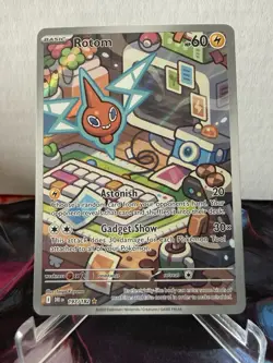 Pokemon TCG Rotom 197/182 Destined Rivals Illustration Rare Holo - Image 1
