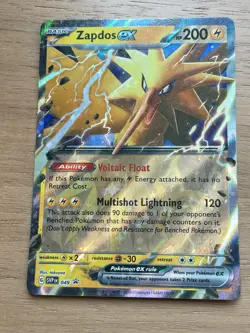 Pokemon - Scarlet and Violet - Zapdos EX #049 - Black Star Promo - Image 1