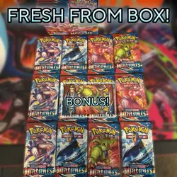 SUNDAY SALE! Battle Styles: Lot of 13 Sealed Booster Packs! Pokemon TCG - Image 1