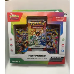 Pokemon First Partner Illustration Collection Series 1 Promo Booster Box English - Image 1