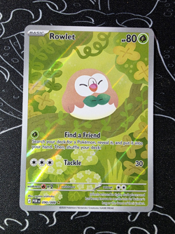 Pokemon Rowlet 90/88 Illustration Rare Perfect Order - NM - Image 1