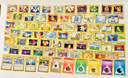 Lot of 67 Base Set Unplayed Pokemon Cards w/ 11 Shadowless - Image 1