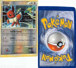 Eevee 48/90 Common HGSS Undaunted Pokemon MP Hotta Reverse holo - Image 3