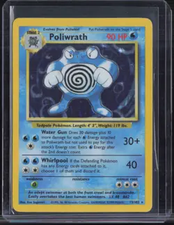 1999 Pokemon Holo #13 Poliwrath - Image 1