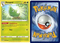 Metapod 002/264 Uncommon Fusion Strike Pokemon LP Tsuruta - Image 3