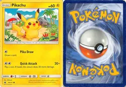 Pikachu 30/111 Common Crimson Invasion Pokemon HP Shibuzoh. - Image 3