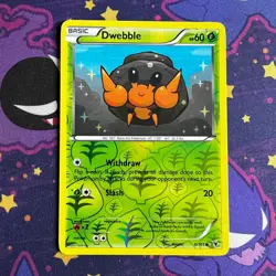 Dwebble Pokemon Black and White Noble Victories Reverse Holo 6/101 LP - Image 1