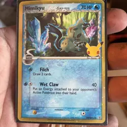 Pokemon TCG Pokemon Mimikyu SWSH136 Delta Species Promo - Image 1