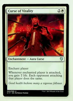 Curse of Vitality - Commander 2017 Regular Card - Image 1