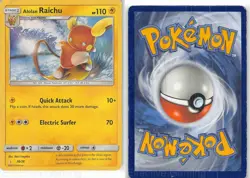 Alolan Raichu (#30 Holofoil) 30/30 Trainer Kit: Lycanroc & Alolan Raichu HP - Image 3
