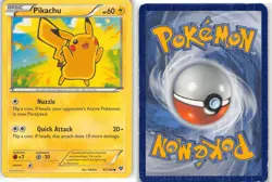 Pikachu 42/146 Common XY Pokemon HP MAHOU - Image 3