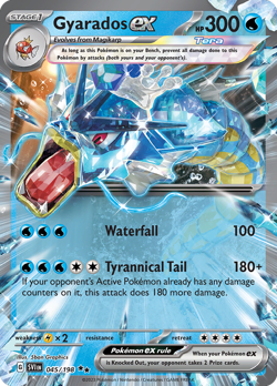 Gyarados ex 045/198 Double Rare Scarlet & Violet Pokemon NM Graphics - Image 1