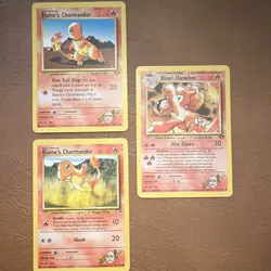 Pokemon TCG Gym Challenge Blaine's Charmander/Charmeleon Lot (3) WOTC English - Image 1