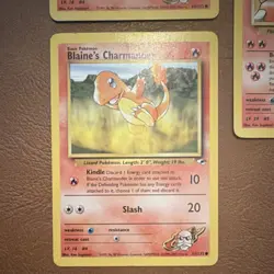 Pokemon TCG Gym Challenge Blaine's Charmander/Charmeleon Lot (3) WOTC English - Image 3