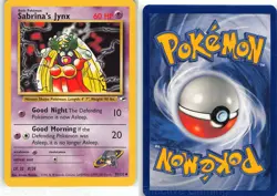 Sabrina's Jynx 59/132 Uncommon Gym Heroes Pokemon Unlimited LP Sugimori - Image 3