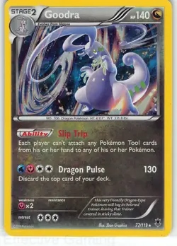 Goodra 77/119 Pokemon TCG XY: Phantom Forces Cosmos Holo LP - Image 1