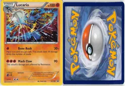 Lucario XY140 Promo XY Black Star Promos Pokemon LP - Image 3