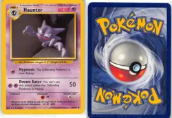 Haunter 29/102 Uncommon Base Set Unlimited Pokemon LP Kinebuchi - Image 3