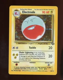1999 Pokemon Jungle #2/64 Electrode Holo - Image 1