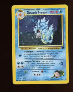 2000 Pokemon Gym Challenge #5/132 Giovanni's Gyarados Holo - Image 1