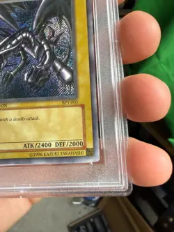 2002 YU-GI-OH! PROMO BPT-COLLECTOR'S TINS #005 RED-EYES B. DRAGON PSA 9 - Image 5