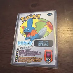 ORIGINAL POKEMON CARD 12/15 MUDKIP VITAL STATS NINTENDO/ WENDYS 2002 mfg sealed - Image 1